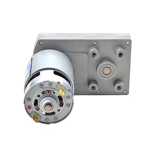 ブラシ付き 24V DC ギアモーター100Kg.cm/32RPM w/ 149:1 角平ギアボックス