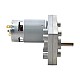 ブラシ付き 24V DC ギアモーター100Kg.cm/32RPM w/ 149:1 角平ギアボックス