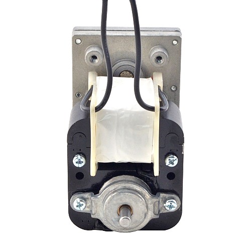 ブラシ付き 110V AC ギアモーター40Kg.cm/15RPM w/ 211:1 角平ギアボックス