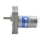 ブラシ付き 12V DC ギアモーター35Kg.cm/5.7RPM w/ 392:1 角平ギアボックス