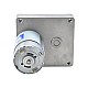 ブラシ付き 12V DC ギアモーター35Kg.cm/5.7RPM w/ 392:1 角平ギアボックス