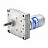ブラシ付き 12V DC ギアモーター35Kg.cm/5.7RPM w/ 392:1 角平ギアボックス
