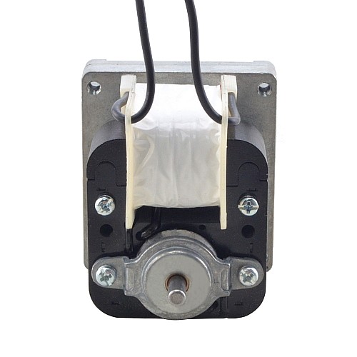 ブラシ付き 110V AC ギアモーター50Kg.cm/7.8RPM w/ 392:1 角平ギアボックス