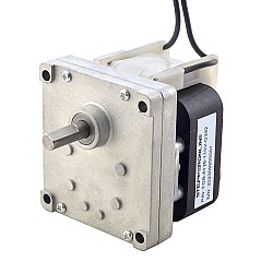 110V AC ギアモーター50Kg.cm/7.8RPM w/ 392:1 角平ギアボックス