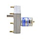 ブラシ付き 12V DC ギアモーター50Kg.cm/4.1RPM w/ 1105:1 角平ギアボックス