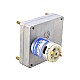 ブラシ付き 12V DC ギアモーター50Kg.cm/4.1RPM w/ 1105:1 角平ギアボックス