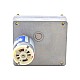 ブラシ付き 12V DC ギアモーター50Kg.cm/4.1RPM w/ 1105:1 角平ギアボックス