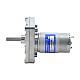 ブラシ付き 24V DC ギアモーター20Kg.cm/55RPM w/ 90:1 角平ギアボックス