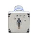 ブラシ付き 24V DC ギアモーター20Kg.cm/55RPM w/ 90:1 角平ギアボックス