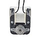ブラシ付き 220V AC ギアモーター20Kg.cm/14RPM w/ 190:1 角平ギアボックス