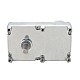 ブラシ付き 12V DC ギアモーター100Kg.cm/3.3RPM w/ 1269:1 角平ギアボックス