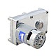 ブラシ付き 12V DC ギアモーター100Kg.cm/4RPM w/ 590:1 角平ギアボックス