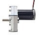 ブラシ付き 12V DC ギアモーター160Kg.cm/9RPM w/ 390:1 角平ギアボックス