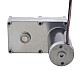 ブラシ付き 12V DC ギアモーター160Kg.cm/9RPM w/ 390:1 角平ギアボックス