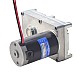 ブラシ付き 12V DC ギアモーター160Kg.cm/9RPM w/ 390:1 角平ギアボックス
