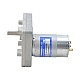 ブラシ付き 24V DC ギアモーター7Kg.cm/100RPM w/ 36:1 角平ギアボックス
