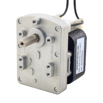 CN 発売中 - 110V AC ギアモーター40Kg.cm/8RPM w/ 277:1 角平ギアボックス