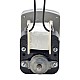 ブラシ付き 110V AC ギアモーター40Kg.cm/8RPM w/ 277:1 角平ギアボックス