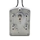 ブラシ付き 110V AC ギアモーター40Kg.cm/8RPM w/ 277:1 角平ギアボックス