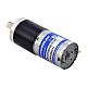 ブラシ付き 12V DC ギアモーター2.25Kg.cm/42RPM w/ 107.17:1 遊星ギアボックス