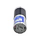 ブラシ付き 12V DC ギアモーター2.25Kg.cm/42RPM w/ 107.17:1 遊星ギアボックス
