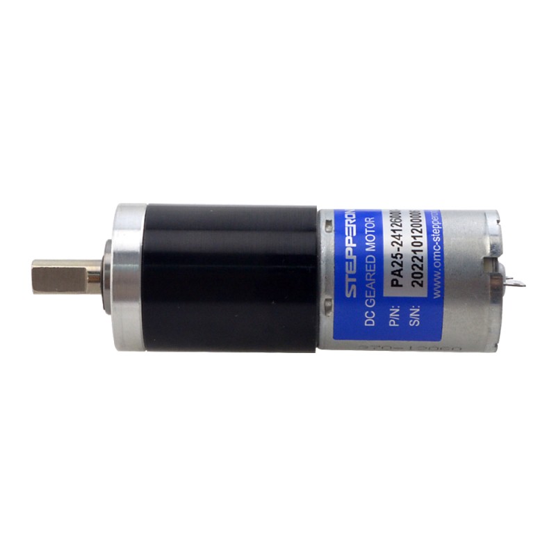 CN 発売中 - ブラシ付き 12V DC ギアモーター6.5Kg.cm/12RPM w/ 361:1 遊星ギアボックス - CN-PA25-24126000-G361 | StepperOnline