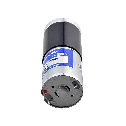 ブラシ付き 12V DC ギアモーター6.5Kg.cm/12RPM w/ 361:1 遊星ギアボックス ブラシ付き 12V DC ギアモーター6.5Kg.cm/12RPM w/ 361:1 遊星ギアボックス