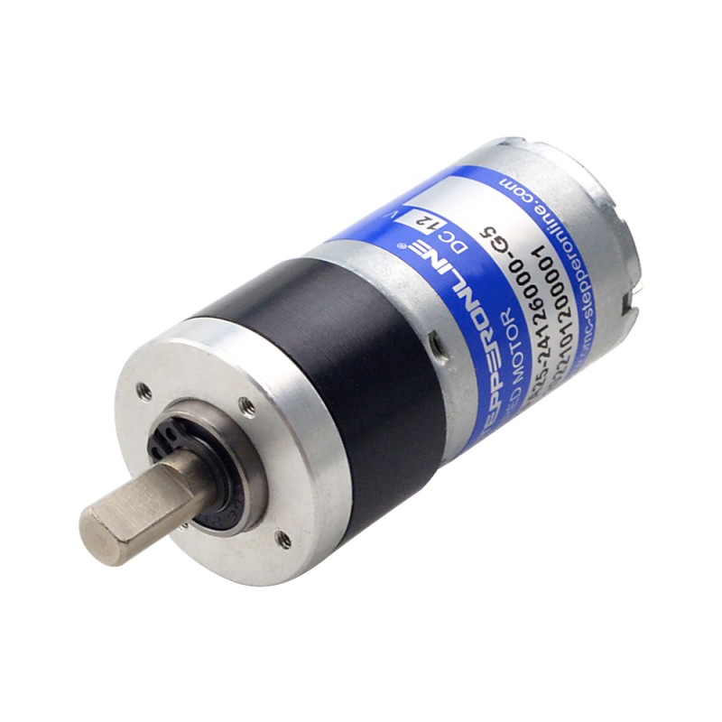 ブラシ付き 12V DC ギアモーター0.13Kg.cm/947RPM w/ 4.75:1 遊星ギアボックス