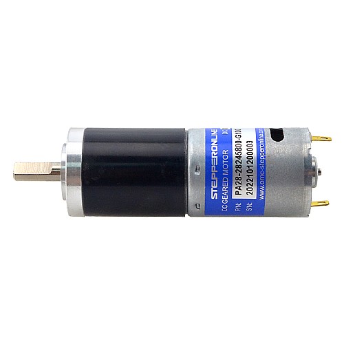 ブラシ付き 24V DC ギアモーター3.6Kg.cm/46RPM w/ 99.5:1 遊星ギアボックス ブラシ付き 24V DC ギアモーター3.6Kg.cm/46RPM w/ 99.5:1 遊星ギアボックス