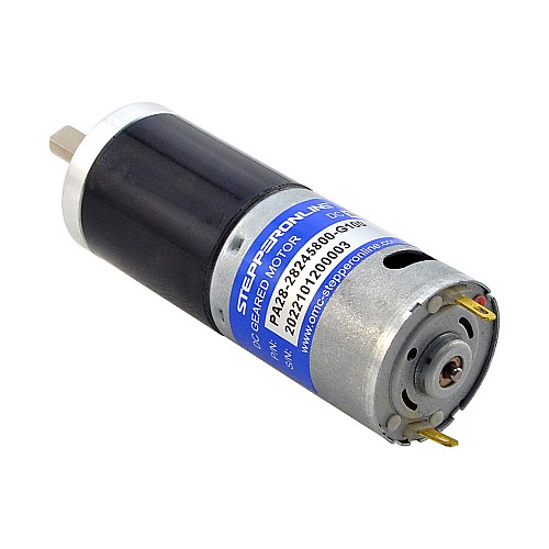 ブラシ付き 24V DC ギアモーター3.6Kg.cm/46RPM w/ 99.5:1 遊星ギアボックス ブラシ付き 24V DC ギアモーター3.6Kg.cm/46RPM w/ 99.5:1 遊星ギアボックス