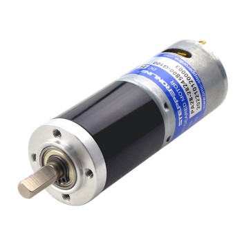 ブラシ付き 24V DC ギアモーター3.6Kg.cm/46RPM w/ 99.5:1 遊星ギアボックス