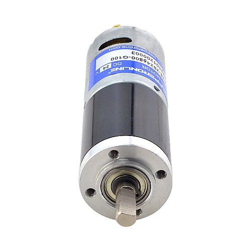 ブラシ付き 24V DC ギアモーター3.6Kg.cm/46RPM w/ 99.5:1 遊星ギアボックス ブラシ付き 24V DC ギアモーター3.6Kg.cm/46RPM w/ 99.5:1 遊星ギアボックス