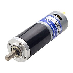 ブラシ付き 24V DC ギアモーター8.2Kg.cm/17RPM w/ 264:1 遊星ギアボックス
