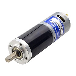 ブラシ付き 24V DC ギアモーター11.5Kg.cm/12RPM w/ 369:1 遊星ギアボックス