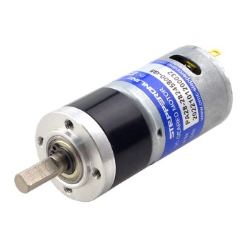 CN 発売中 - ブラシ付き 24V DC ギアモーター0.24Kg.cm/888RPM w/ 5.18:1 遊星ギアボックス