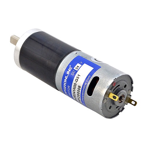 ブラシ付き 24V DC ギアモーター1.8Kg.cm/90RPM w/ 51:1 遊星ギアボックス ブラシ付き 24V DC ギアモーター1.8Kg.cm/90RPM w/ 51:1 遊星ギアボックス
