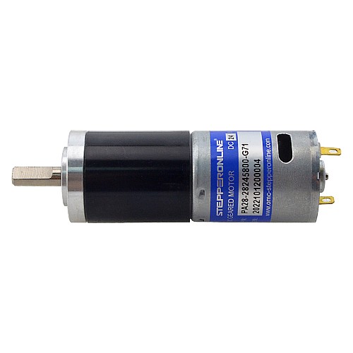 ブラシ付き 24V DC ギアモーター2.6Kg.cm/65RPM w/ 71:1 遊星ギアボックス
