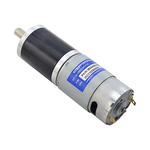ブラシ付き 24V DC ギアモーター30Kg.cm/4.6RPM w/ 720:1 遊星ギアボックス ブラシ付き 24V DC ギアモーター30Kg.cm/4.6RPM w/ 720:1 遊星ギアボックス