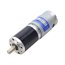 ブラシ付き 24V DC ギアモーター30Kg.cm/4.6RPM w/ 720:1 遊星ギアボックス