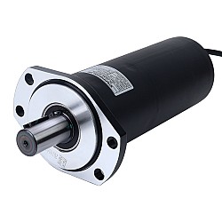 ブラシ付き 24V DC ギアモーター 20Nm(2832.23oz.in) 51RPM、43:1 遊星ギアボックス付き IP66 155°C [311°F]