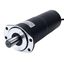 ブラシ付き 24V DC ギアモーター 30Nm(4248.35oz.in) 51RPM、43:1 遊星ギアボックス付き IP66 155°C [311°F]