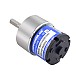 ブラシ付き 12V DC ギアモーター 2Kg.cm/24RPM 90:1 平ギアボックス