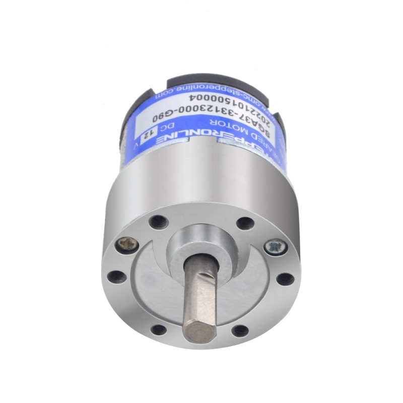 CN 発売中 - ブラシ付き 12V DC ギアモーター 2Kg.cm/24RPM 90:1 平ギアボックス - CN-SGA37-33123000-G90 | StepperOnline