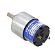 ブラシ付き 12V DC ギアモーター 3Kg.cm/73RPM 60:1 平ギアボックス