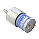 ブラシ付き 12V DC ギアモーター 12Kg.cm/4.4RPM 540:1 平ギアボックス