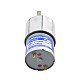 ブラシ付き 12V DC ギアモーター 12Kg.cm/4.4RPM 540:1 平ギアボックス