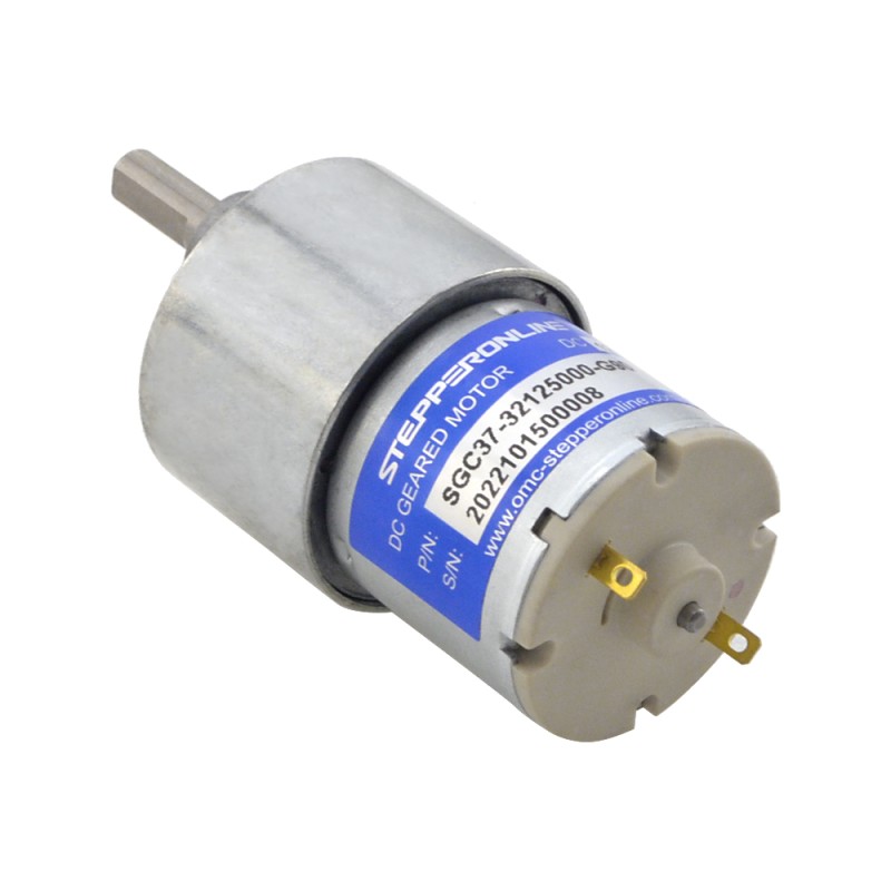 CN 発売中 - ブラシ付き 12V DC ギアモーター 3.5Kg.cm/41RPM 90:1 平ギアボックス - CN-SGC37-32125000-G90 | StepperOnline