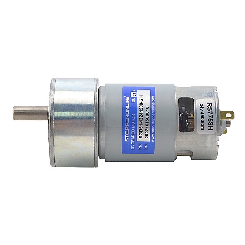 ブラシ付き 24V DC ギアモーター 5Kg.cm/245RPM 14:1 平ギアボックス ブラシ付き 24V DC ギアモーター 5Kg.cm/245RPM 14:1 平ギアボックス