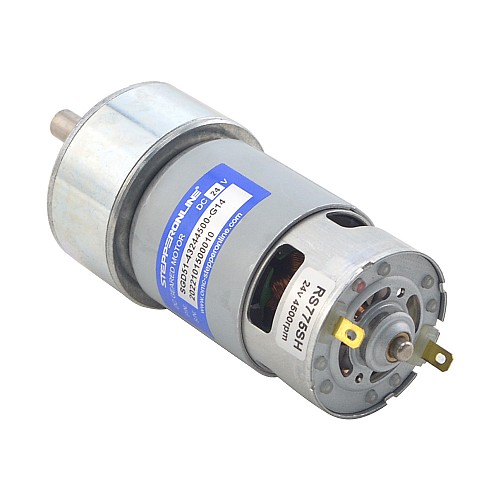 ブラシ付き 24V DC ギアモーター 5Kg.cm/245RPM 14:1 平ギアボックス ブラシ付き 24V DC ギアモーター 5Kg.cm/245RPM 14:1 平ギアボックス