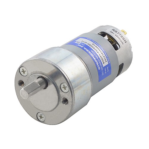 ブラシ付き 24V DC ギアモーター 5Kg.cm/245RPM 14:1 平ギアボックス ブラシ付き 24V DC ギアモーター 5Kg.cm/245RPM 14:1 平ギアボックス